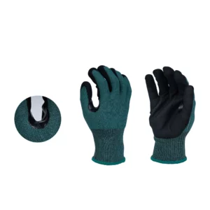 Cut resistant gloves for industrial warehouse and material handling applications