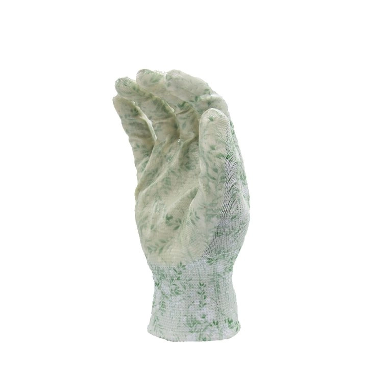 13-needle printed nitrile work gloves for B2B bulk procurement